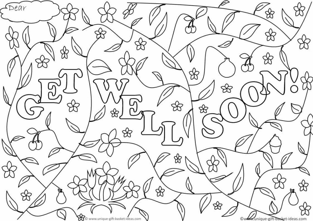 Free Printable Get Well Cards To Color 10 X Soon Coloring Pages Jpg - Free Printable Get Well Cards To Color