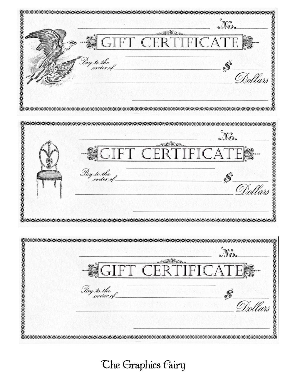 Free Printable - Gift Certificates | Craft Ideas | Pinterest | Free - Free Printable Gift Cards