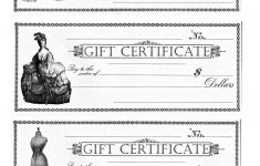 Free Printable – Gift Certificates – The Graphics Fairy – Free Printable Gift Coupons