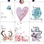 Free Printable Gift Tags For Birthdays | Designertrapped   Free Printable Gift Tags