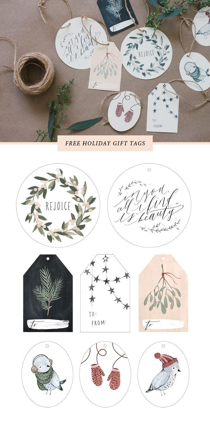 Free Printable Gift Tags | Holiday - Christmas | Pinterest | Holiday - Diy Gift Tags Free Printable