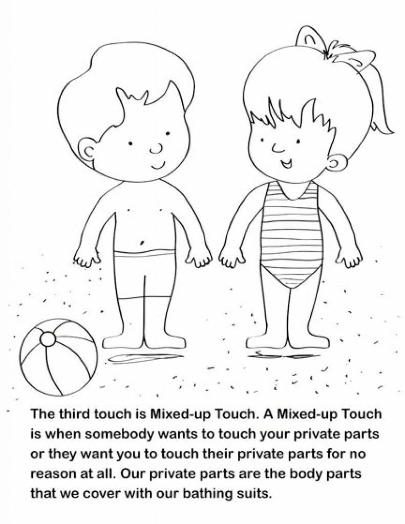 Free Printable Good Touch Bad Touch Coloring Book | Free Printable - Free Printable Good Touch Bad Touch Coloring Book