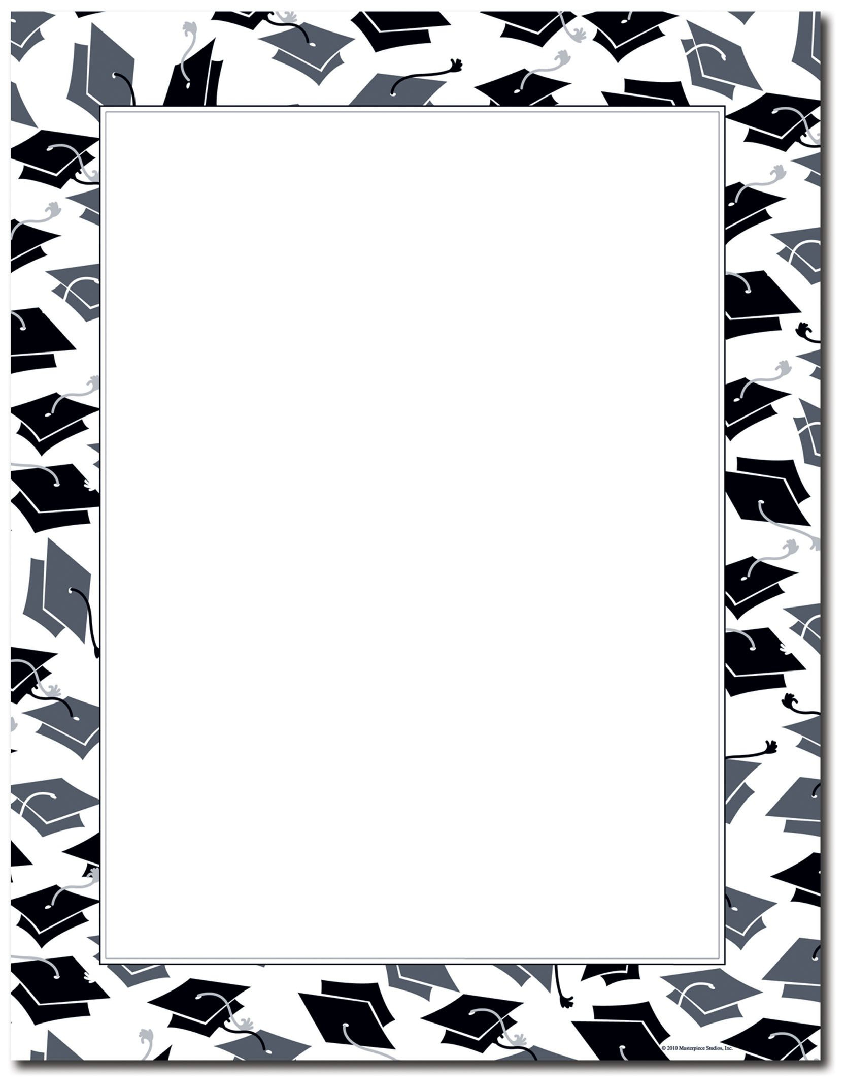 Free Printable Graduation Border Paper - 7.6.kaartenstemp.nl • - Free Printable Page Borders