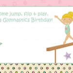 Free Printable Gymnastic Birthday Invitations   | Free Printable   Free Printable Birthday Invitations For Kids
