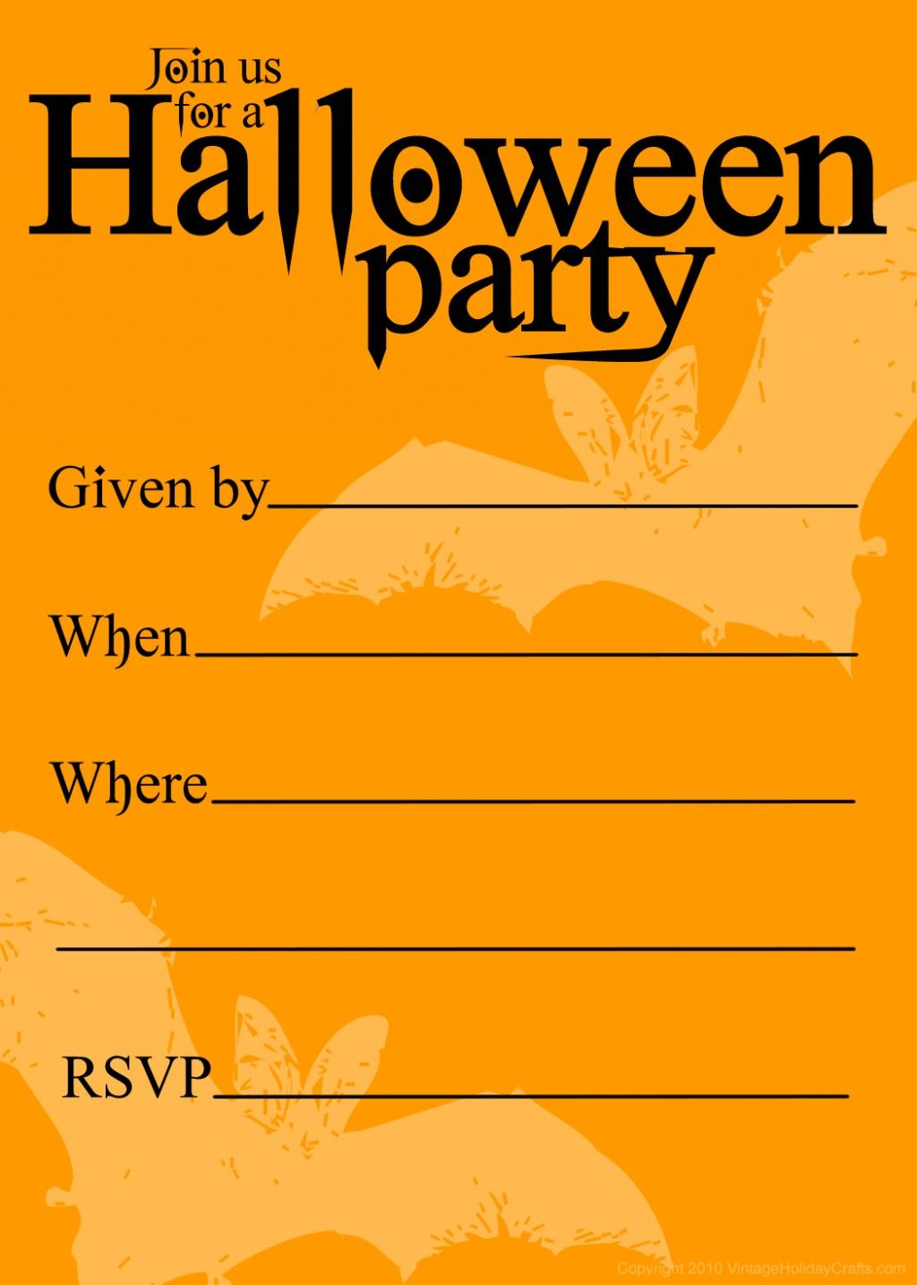 Free Printable Halloween Birthday Invitations Templates | Halloween - Free Printable Halloween Cards