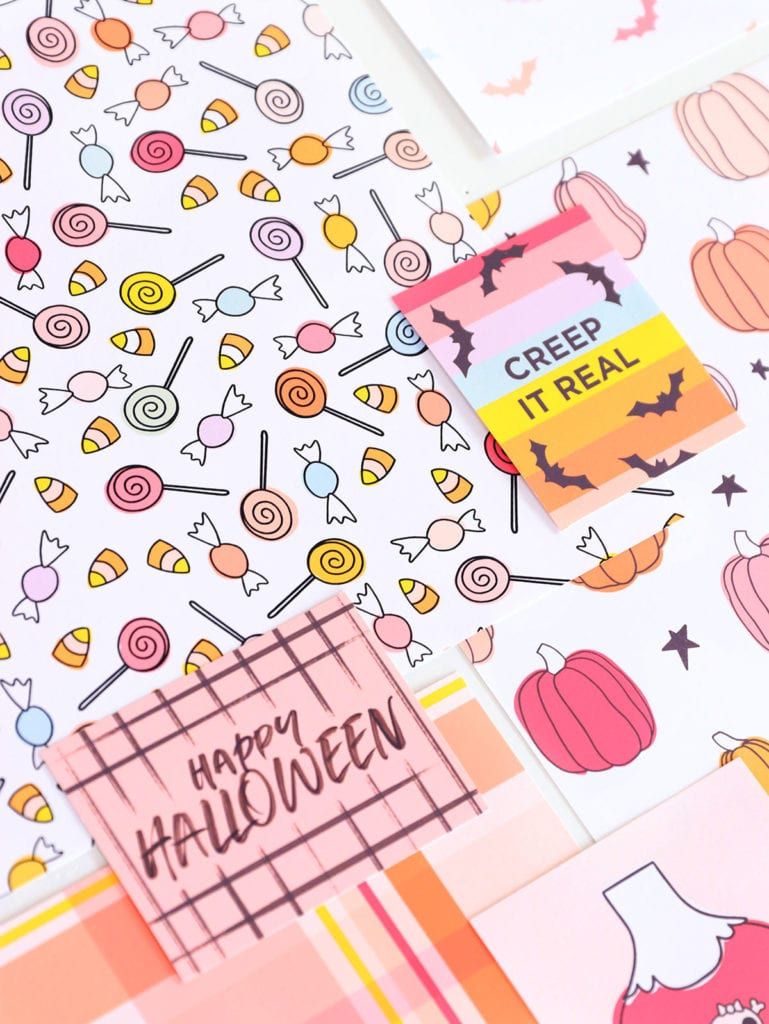Free Printable Halloween Cardstock With Canon | Damask Love - Free Printable Card Stock Paper
