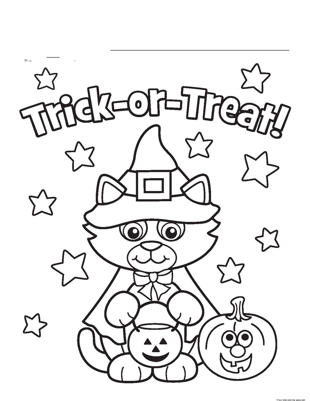 Free Printable Halloween Coloring Pages Kids, Halloween, The - Free Printable Halloween Coloring Pages