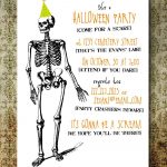 Free Printable Halloween Party Invitations For Adults | Party   Halloween Invitations Free Printable Black And White
