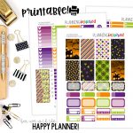 Free Printable Halloween Weekly Sticker Kit   Planning Inspired   Free Printable Happy Planner Stickers
