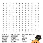 Free Printable Halloween Word Search Sheets   2.5.hus Noorderpad.de •   Free Printable Halloween Puzzles