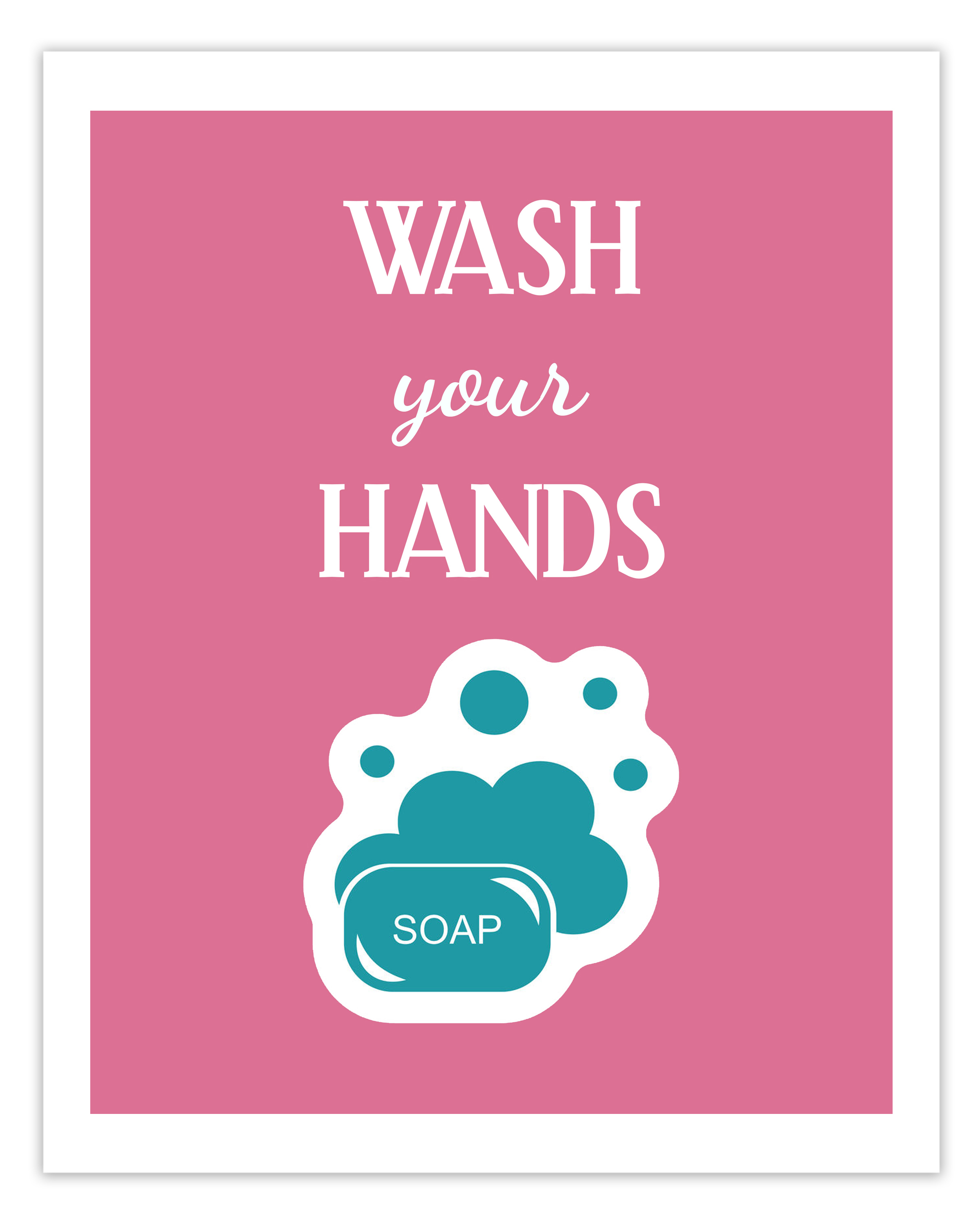 Free Printable Hand Washing Sign For Children - 12.17.ybonlineacess.de • - Free Printable Hand Washing Posters