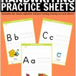 Free Printable Handwriting Worksheets Including Pre-Writing Practice – Free Printable Worksheets Handwriting Practice