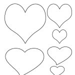 Free Printable Heart Template | Cupid Has A Heart On | Pinterest   Free Printable Heart Templates