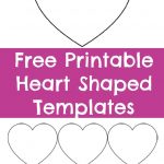 Free Printable Heart Templates – Large, Medium & Small Stencils To   Free Printable Hearts
