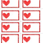 Free Printable Hearts Labels   Free Printable Hearts