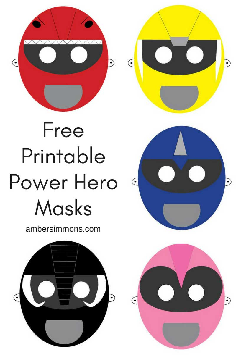 Free Printable Hero Masks - Free Printable Superhero Masks
