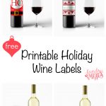 Free Printable Holiday Wine Labels   Family Fresh Meals   Free Printable Wine Labels