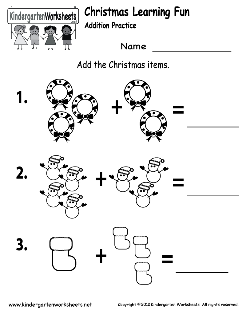 Free Printable Holiday Worksheets | Free Printable Kindergarten - Free Printable Christmas Games For Preschoolers