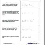 Free Printable Introductory Word Problem Worksheets For Addition For   Free Printable Math Word Problems For 2Nd Grade