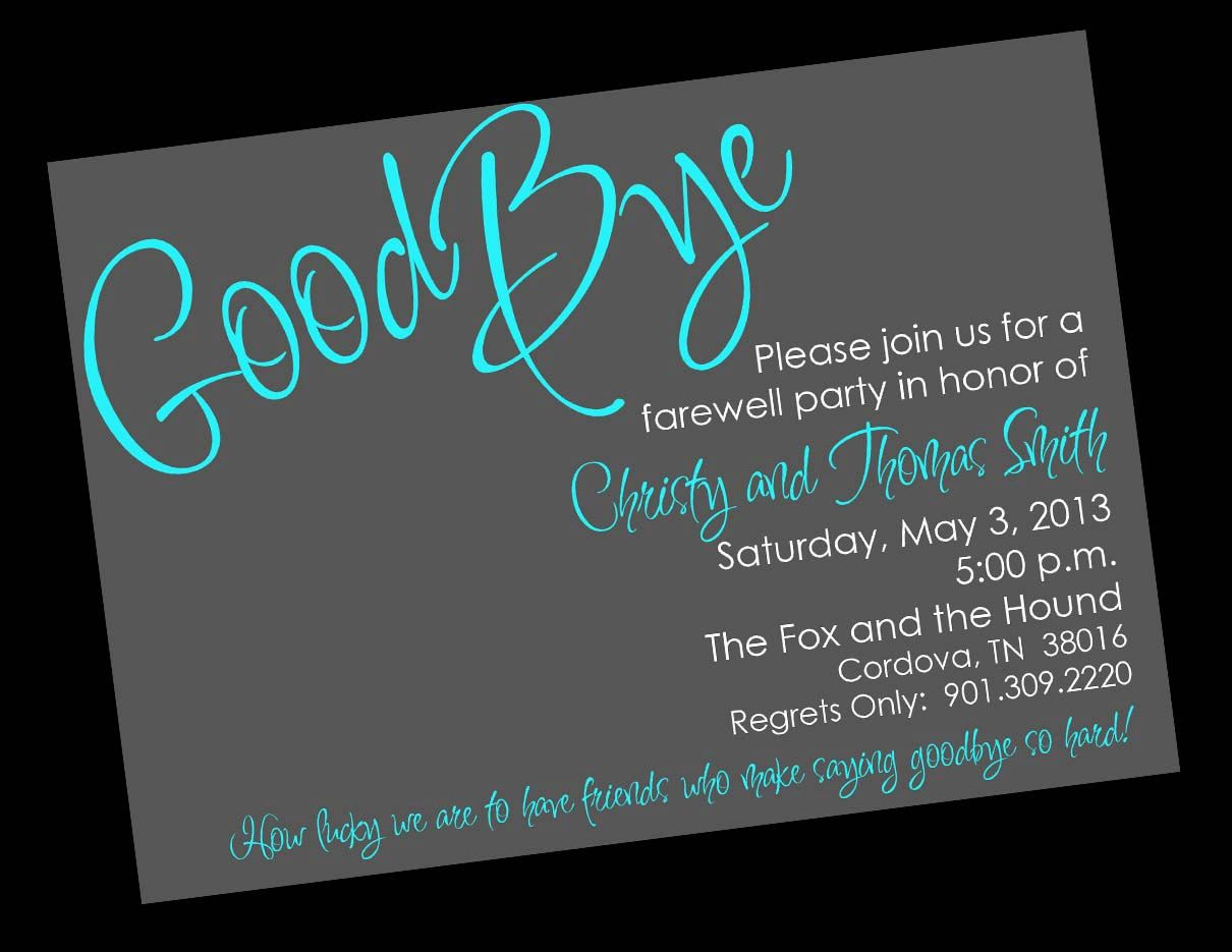 Free Printable Invitation Templates Going Away Party … | Party Ideas - Free Printable Retirement Party Invitations