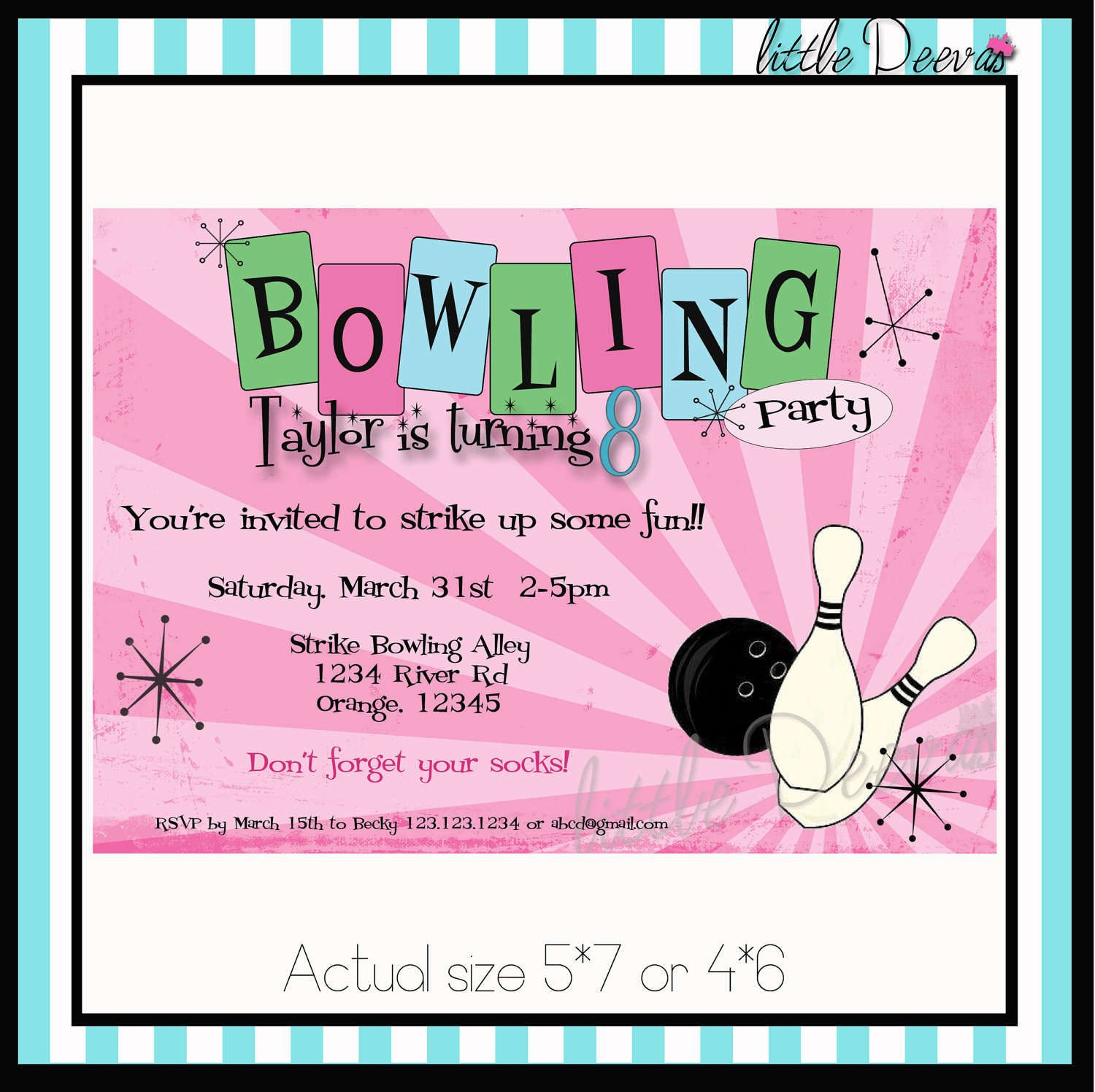 Free Printable Kids Bowling Party Invitations Download Get This - Free Printable Bowling Birthday Party Invitations