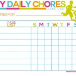 Free Printable Kids Chore & Rewards Chart | House Ideas | Pinterest   Free Printable Charts For Kids