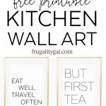 Free Printable Kitchen Wall Art 8×10 Set Of Six Prints Printables   Free Printable Wall Art Prints