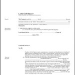 Free Printable Land Contract Forms #789   Ocweb   Free Printable Land Contract Forms