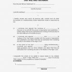 Free Printable Last Will And Testament Forms Uk | Resume Examples   Free Printable Will Papers
