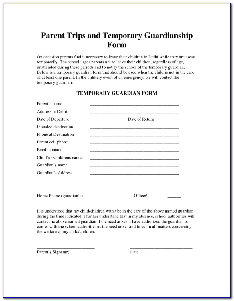 Free Printable Legal Guardianship Forms Florida - Form : Resume - Free Printable Legal Guardianship Forms