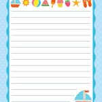 Free Printable Letter Paper | Printables To Go | Pinterest | Free   Free Printable Stationery Paper