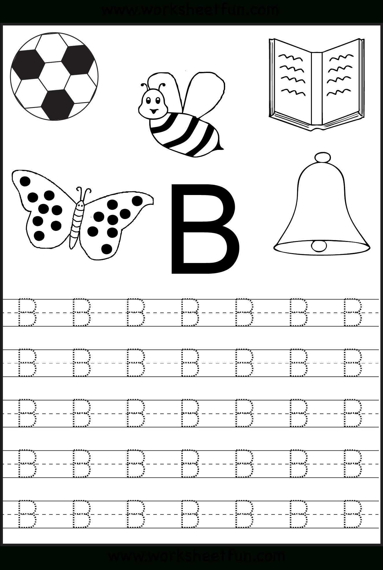 Free Printable Letter Tracing Worksheets For Kindergarten – 26 - Free Printable Preschool Worksheets Tracing Letters