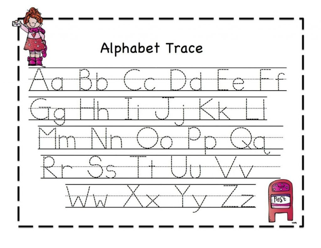 Free Printable Letter V Alphabet Learning Worksheet For Preschool - Free Printable Alphabet Tracing Worksheets