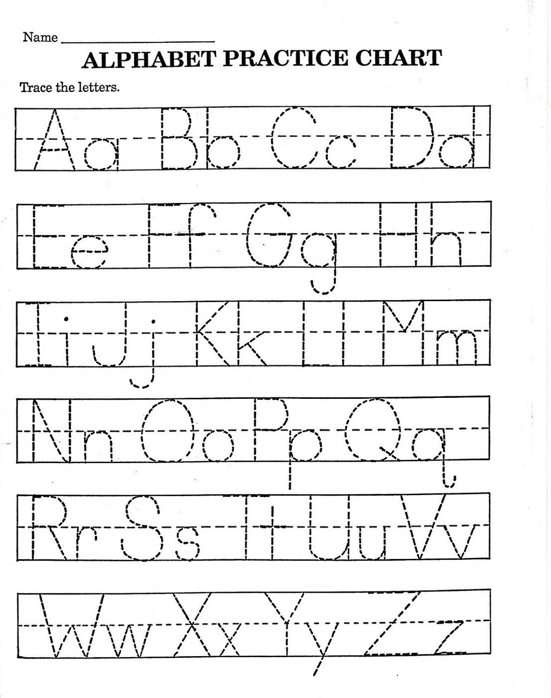 Letter Worksheets Free Printable