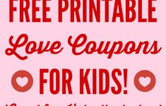 Free Printable Love Coupons