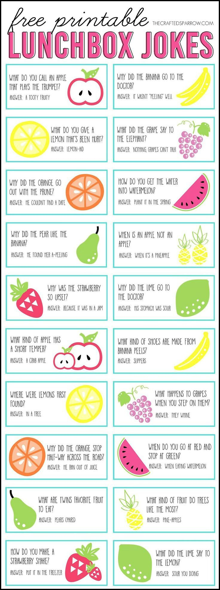 Free Printable Lunchbox Notes | Help For Packing School Lunches - Free Printable Lunchbox Notes