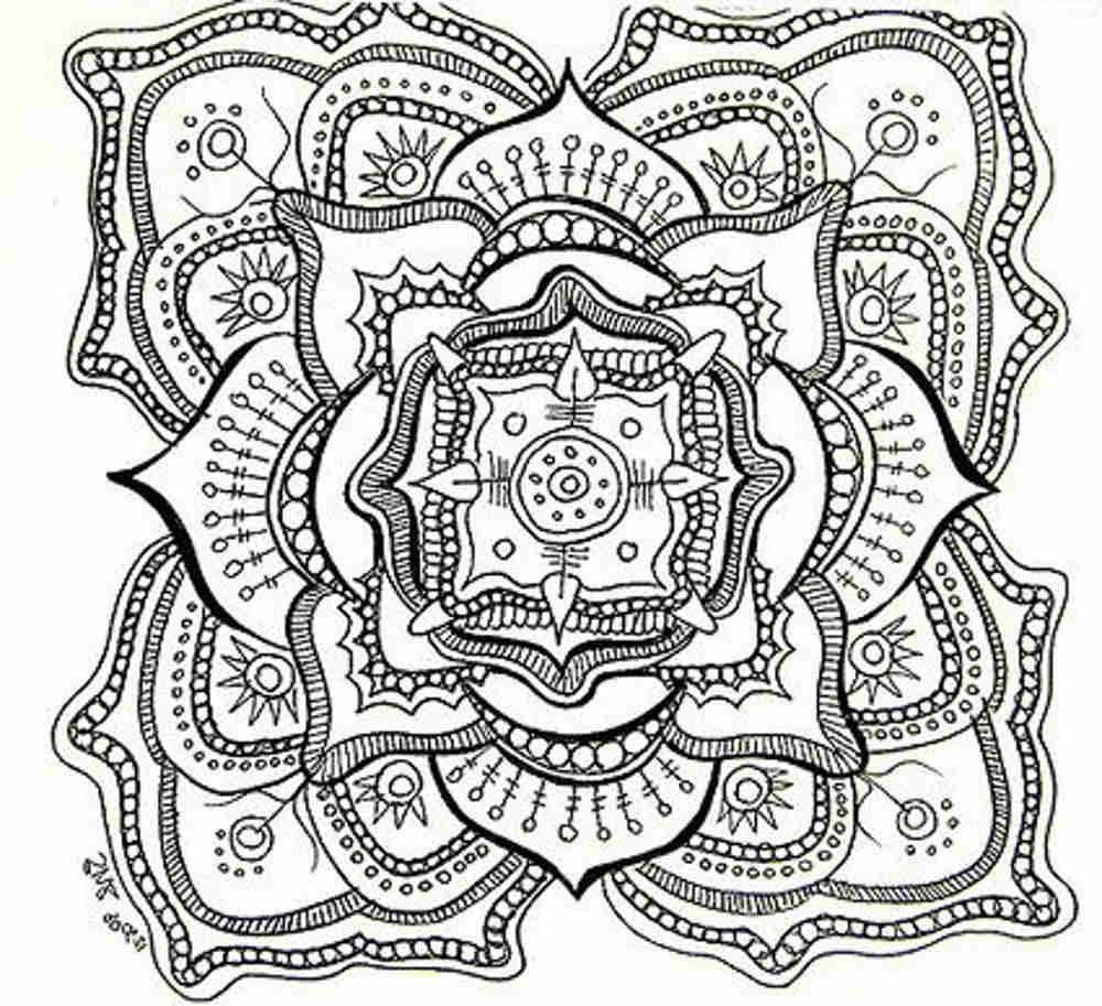 Free Printable Mandala Coloring Pages For Adults | Adult Coloring - Free Printable Coloring Books For Adults