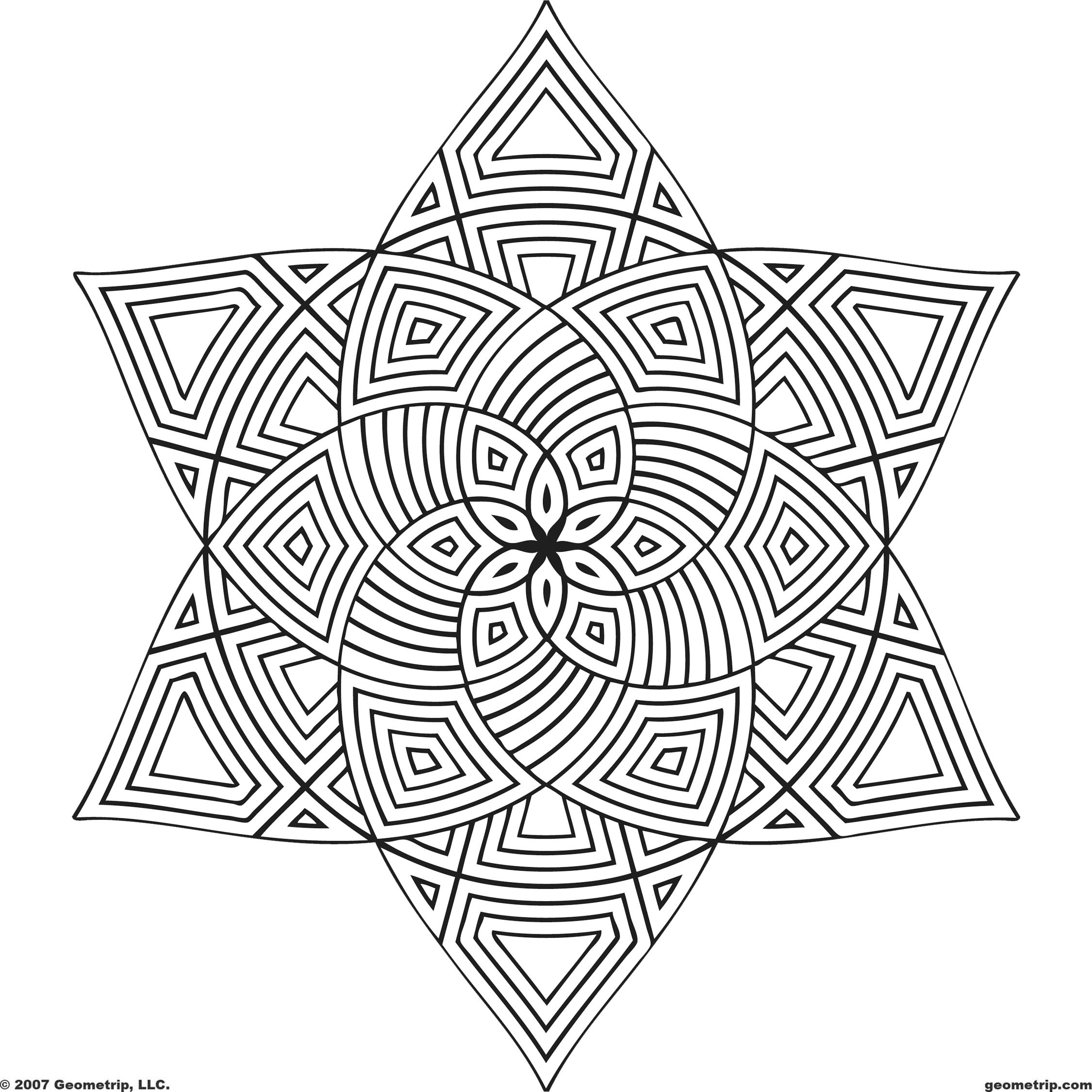 Free Printable Mandala Coloring Pages | Shapes: Page 1 Of 2 - Free Printable Mandala Coloring Pages