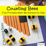 Free Printable Math Worksheets For Kids  Counting Bees   Free Printable Math Worksheets For Kids