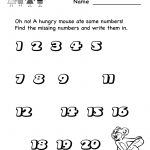Free Printable Math Worksheets Preschoolers For All Basic Mat   Free Printable Preschool Math Worksheets