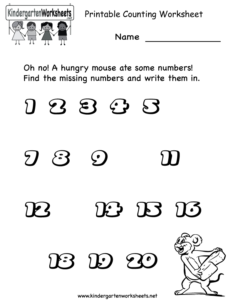 Free Printable Math Worksheets Preschoolers For All Basic Mat - Free Printable Preschool Math Worksheets