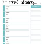 Free Printable Meal Planner Set   The Cottage Market   Free Printable Weekly Meal Planner