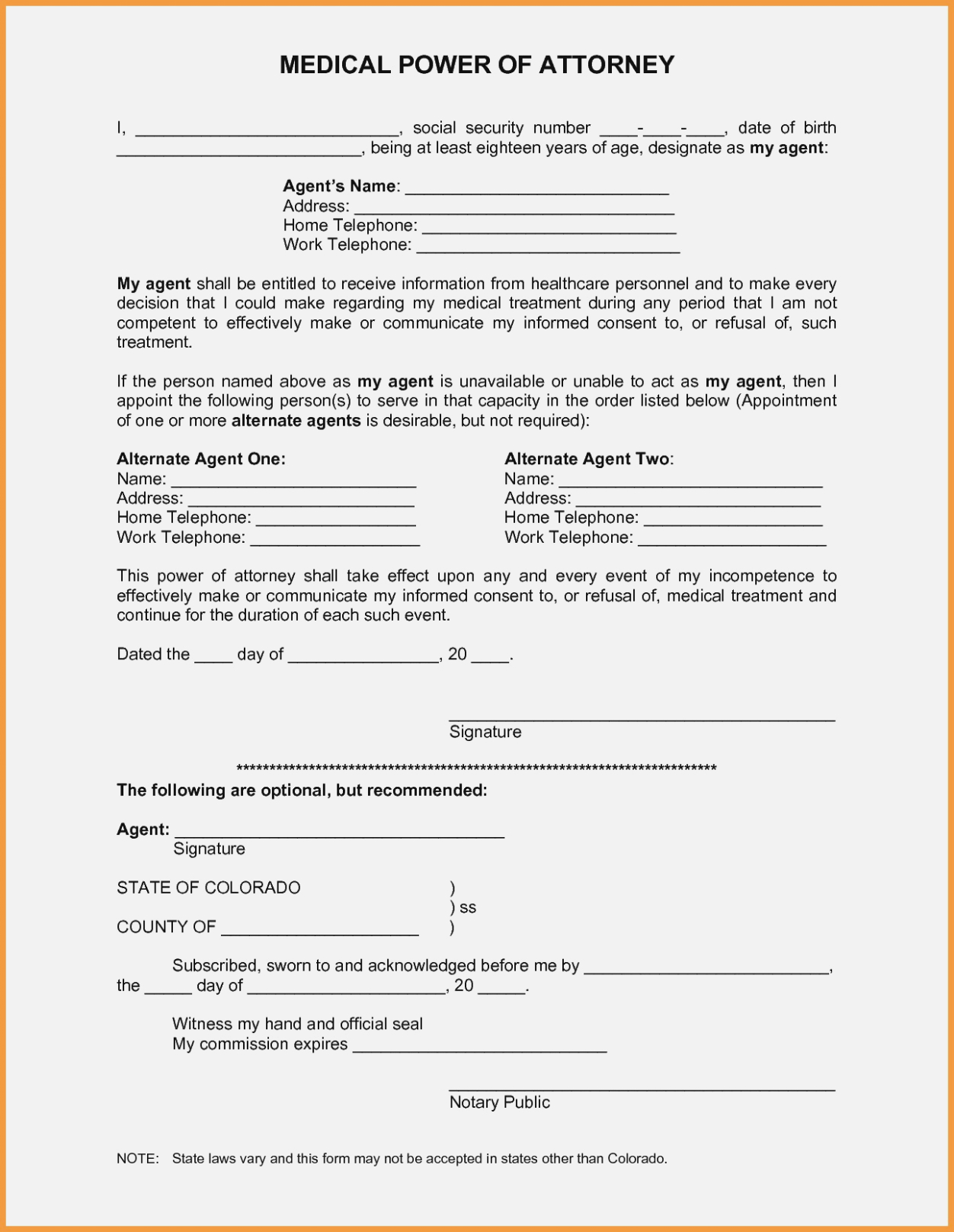 Free Printable Medical Release Form Template Irs Power Attorney - Free Printable Medical Power Of Attorney