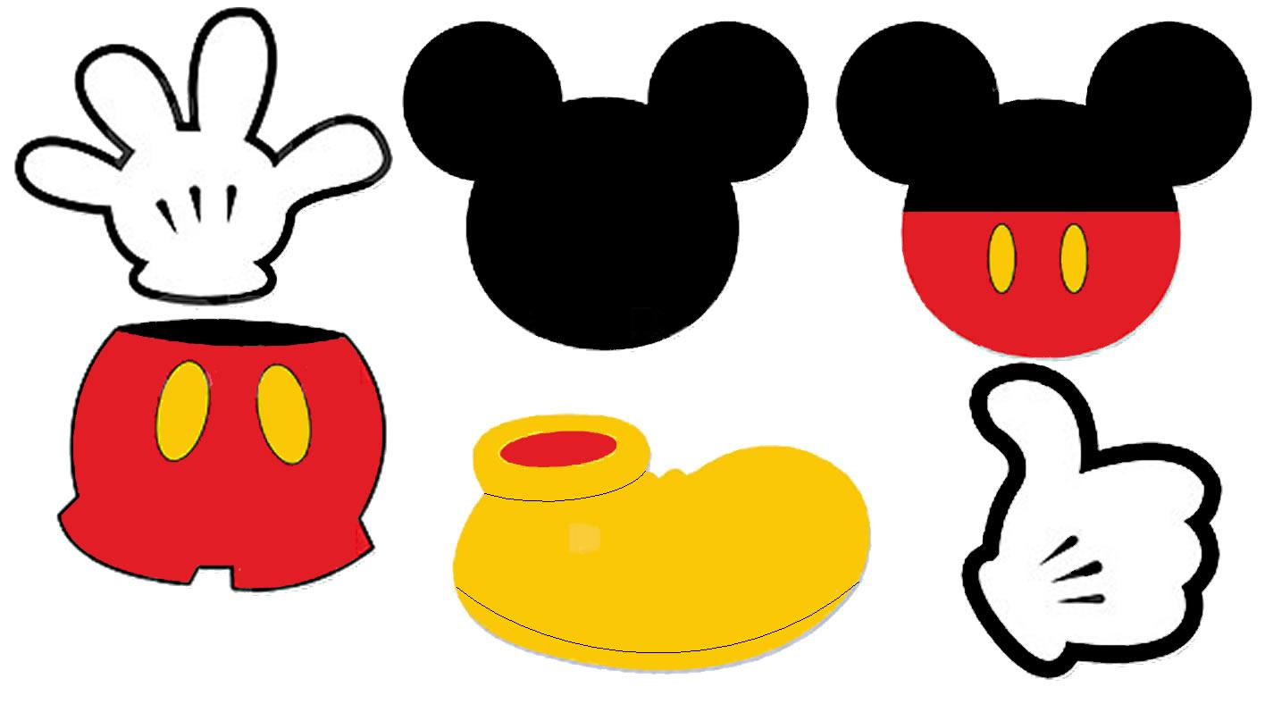 Free Printable Mickey Mouse Head, Download Free Clip Art, Free Clip - Free Printable Mickey Mouse Template