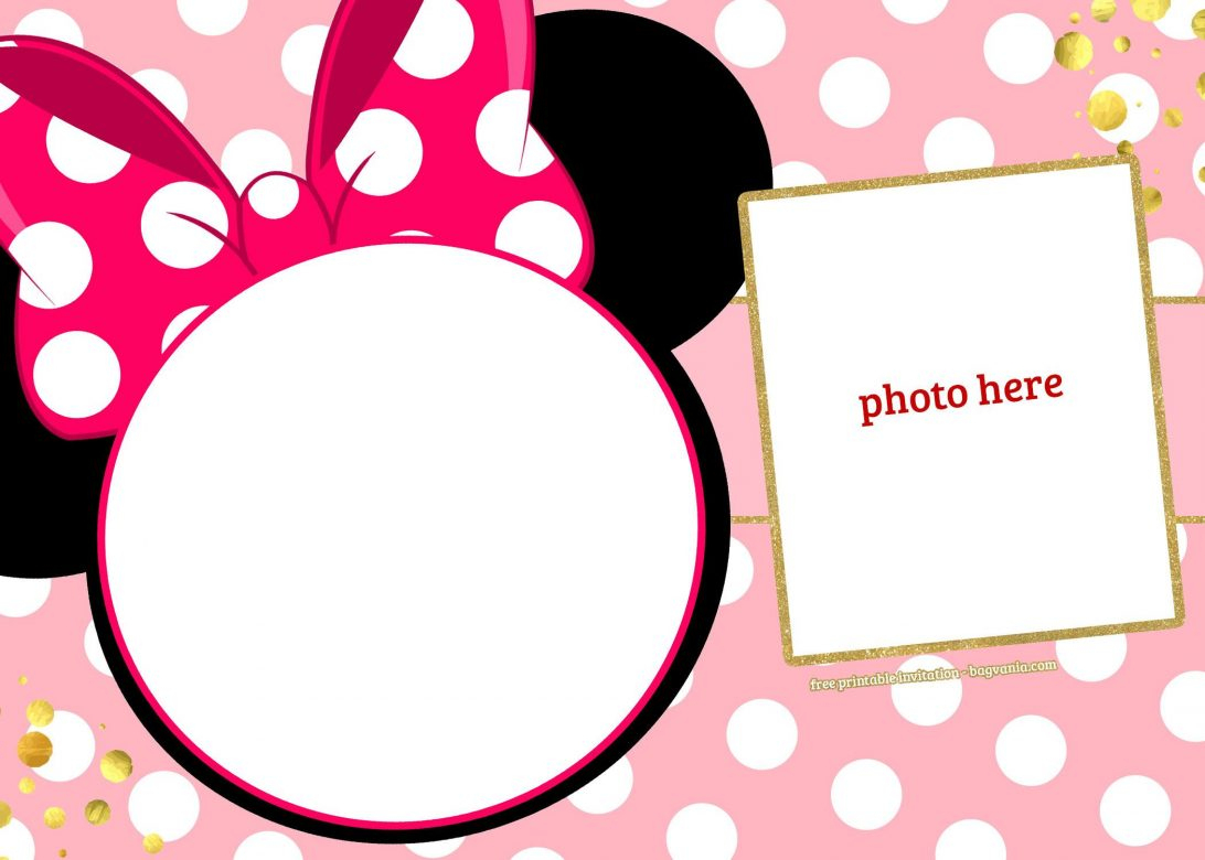 Free Printable Minnie Mouse Birthday Invitation Birthday - Classy World - Free Printable Minnie Mouse Party Invitations