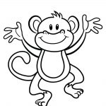Free Printable Monkey Coloring Page | Cj 1St Birthday | Pinterest   Free Printable Monkey Coloring Sheets