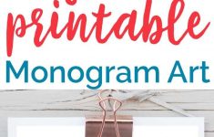 Free Printable Monogram Letters