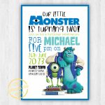 Free Printable Monsters Inc Birthday Invitations Best Of Monsters Inc   Free Printable Monsters Inc Birthday Invitations