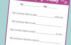 Free Spanish Mothers Day Cards Printable