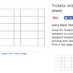 Free Printable Movie Ticket Template | Vastuuonminun Image Templates   Free Printable Raffle Tickets With Stubs